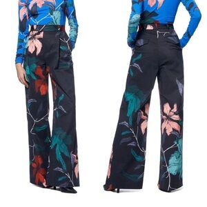 The Kit by Daniel Vosovic Organic Cotton Leigh Wide Leg Trousers - FLAWED